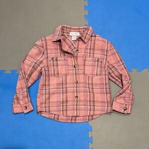 Pink Plaid Shirt falls creek size 7/8